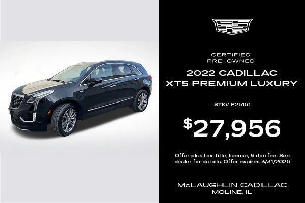CPO 2022 Cadillac XT5