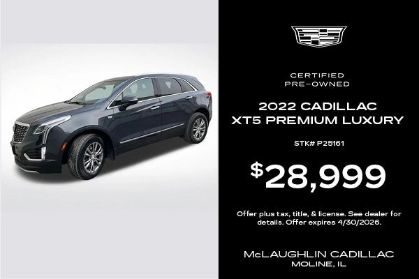 CPO 2022 Cadillac XT5