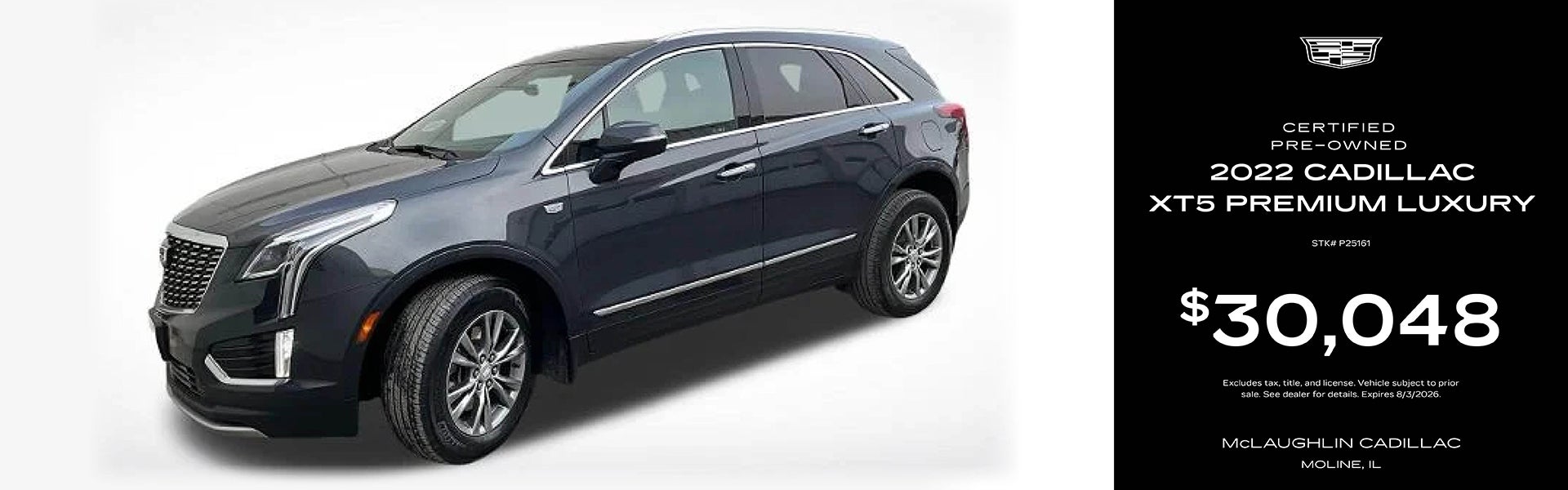 CPO 2022 Cadillac XT5