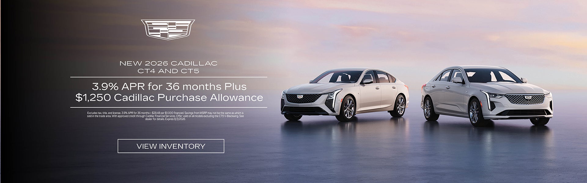 2026 Cadillac CT4 and CT5