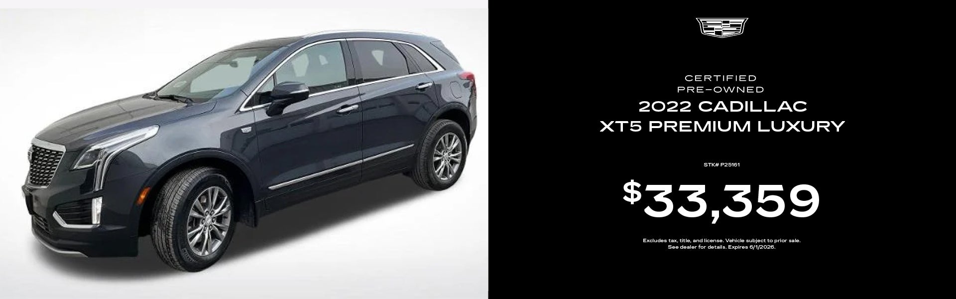 CPO 2022 Cadillac XT5