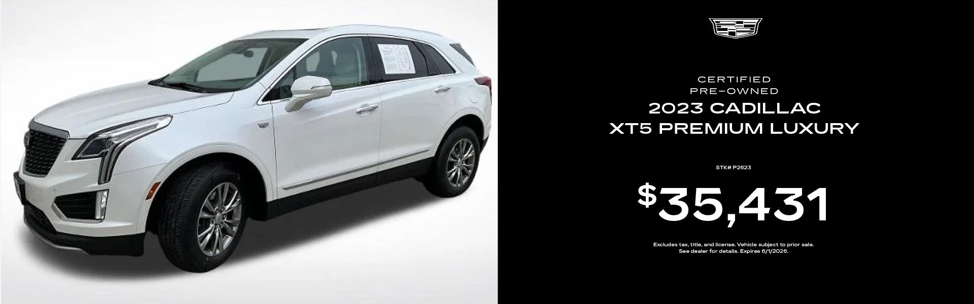CPO 2023 Cadillac XT5