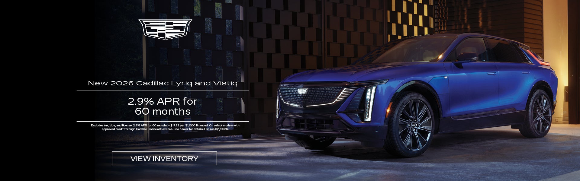 2026 Cadillac Lyriq and Vistiq