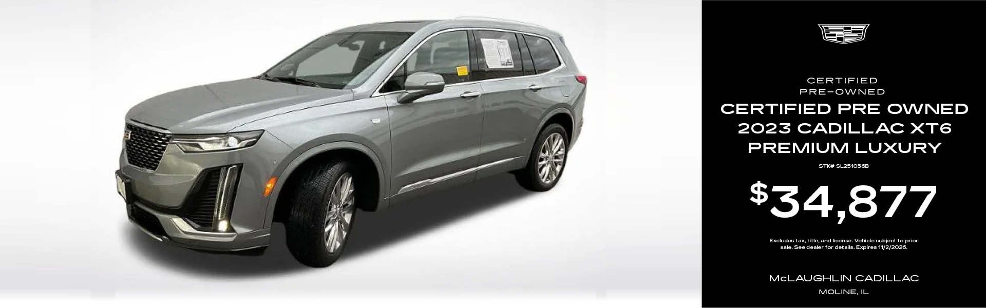 CPO 2023 Cadillac XT6