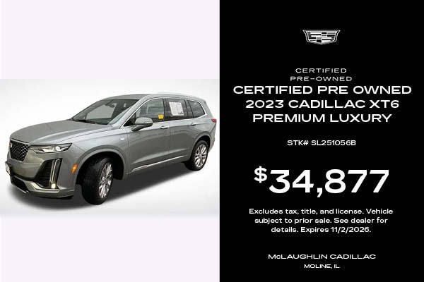 CPO 2023 Cadillac XT6