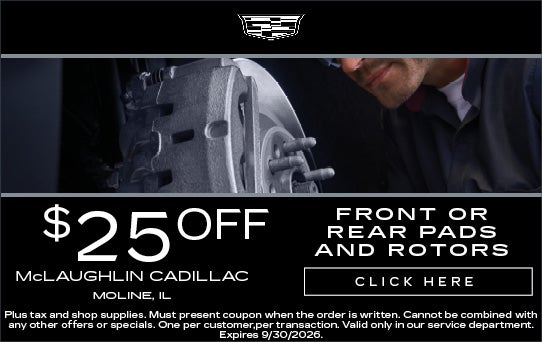 $25 Off Front or Rear Brake Pads and Rotors