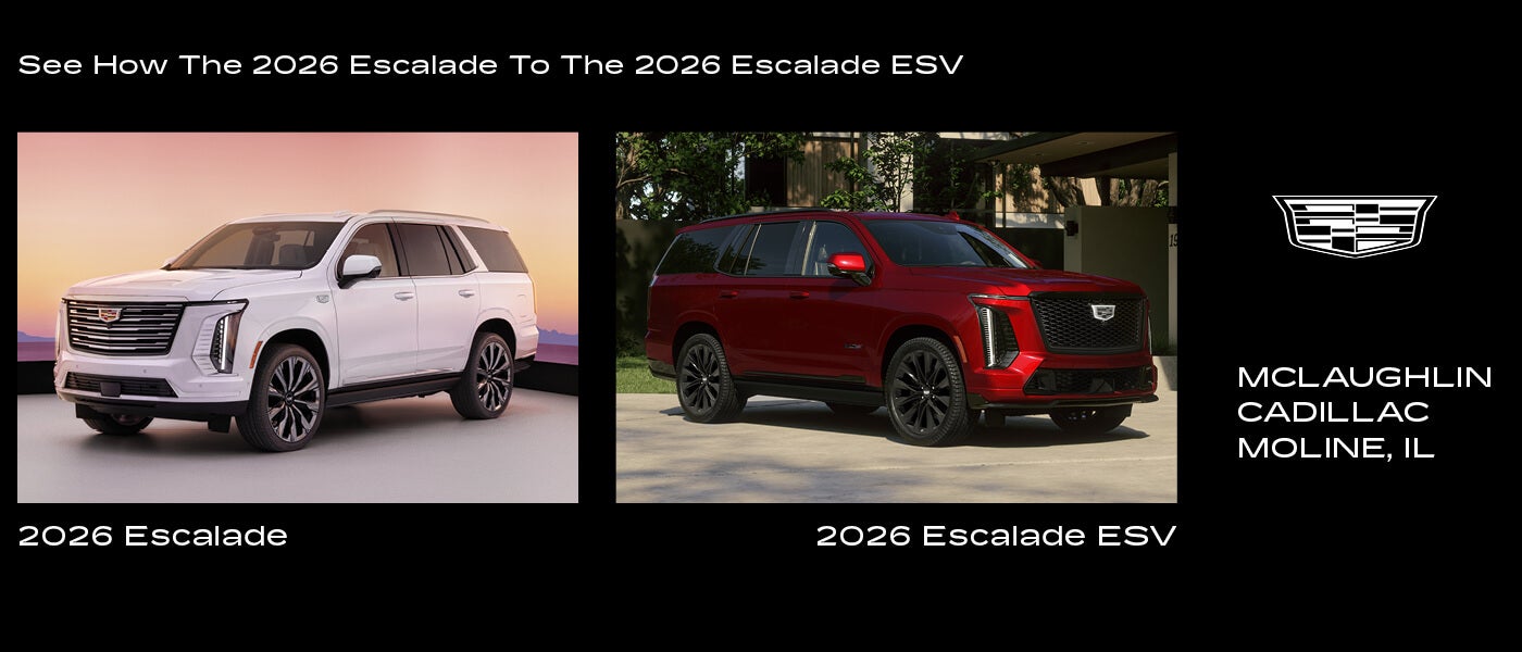2026 Cadillac Escalade vs. Escalade ESV